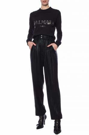 Sweatshirt with raised logo, zdjęcie 2 Sweatshirt with raised logo od Balmain
